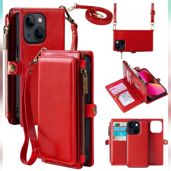 IPhone 14 plus phone case wallet - Picture 1 of 11